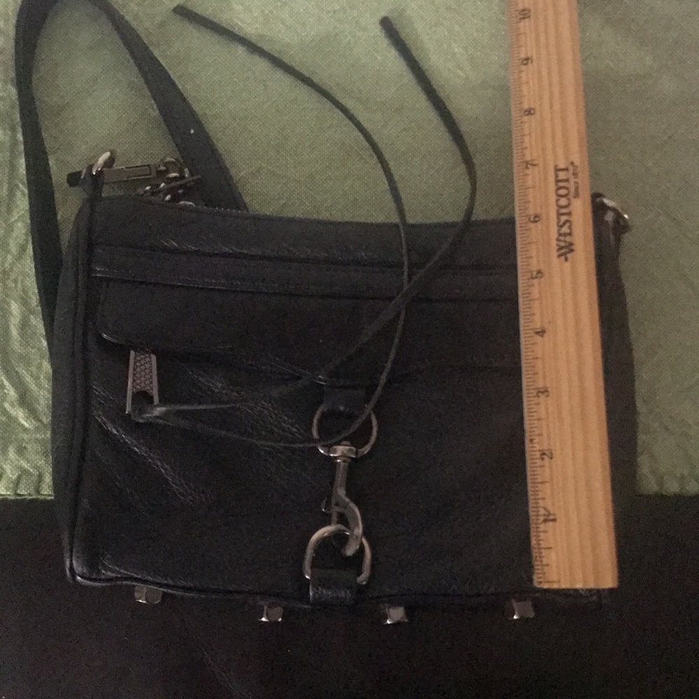 Rebecca Minkoff Black Leather MAC Crossbody Bag - Picture 15 of 16